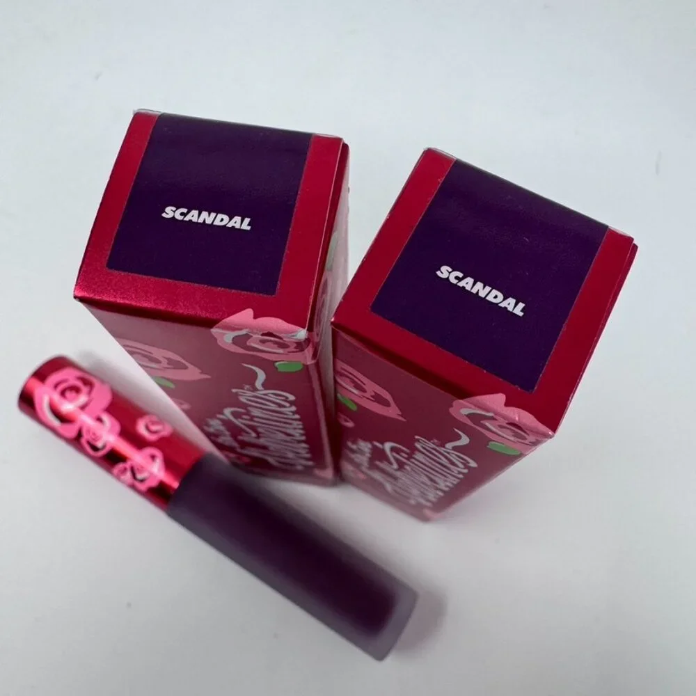 LOT 2 Lime Crime Velvetines SCANDAL Liquid Matte Lipstick  NEW